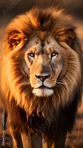 The Regal Gaze: An African Lion in Its Majestic Dominance © Alta