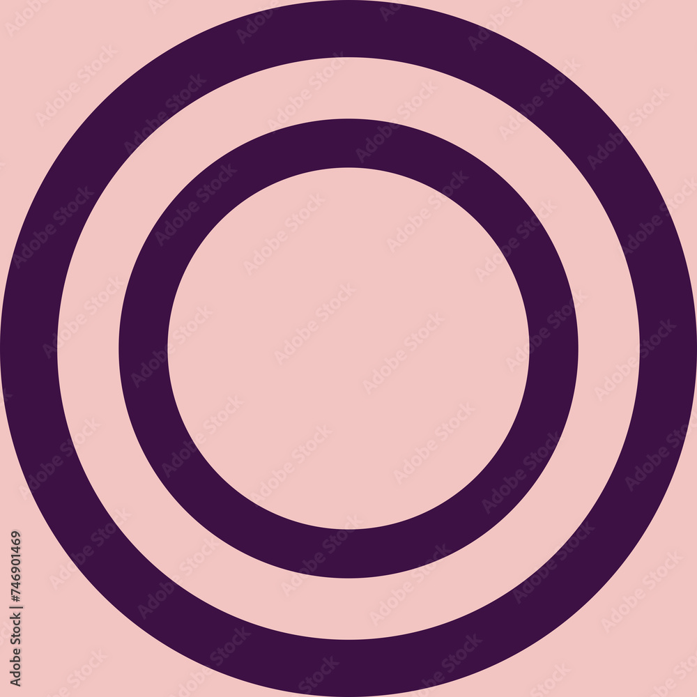 Flat Geometric Shape