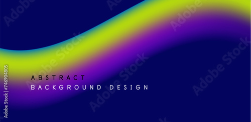Abstract vector backdrop with fluid, geometric elements. Harmonious blend of form and color, evoking dynamic and captivating visual landscape for wallpaper, banner, background, landing page