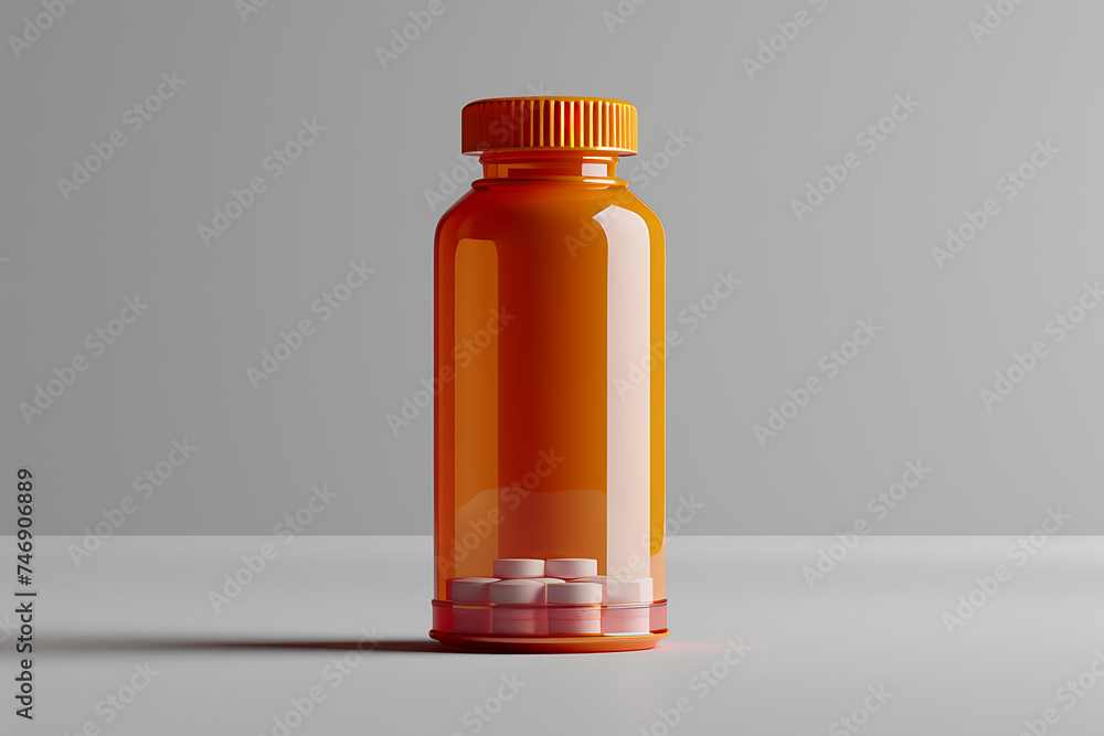 pills spilling out of a bright pill bottle pills spilling out of a bright pill bottle
