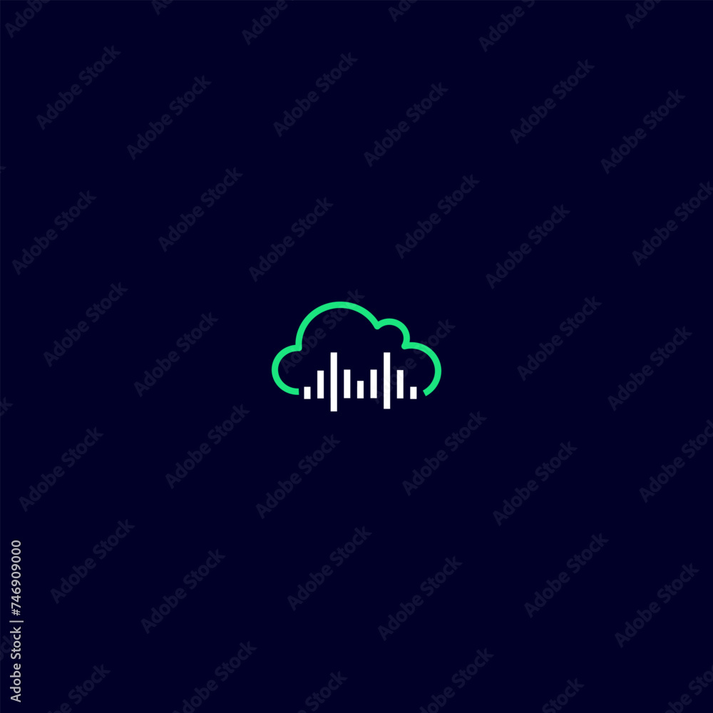 cloud sound design chart logo cloud sound design chart logo