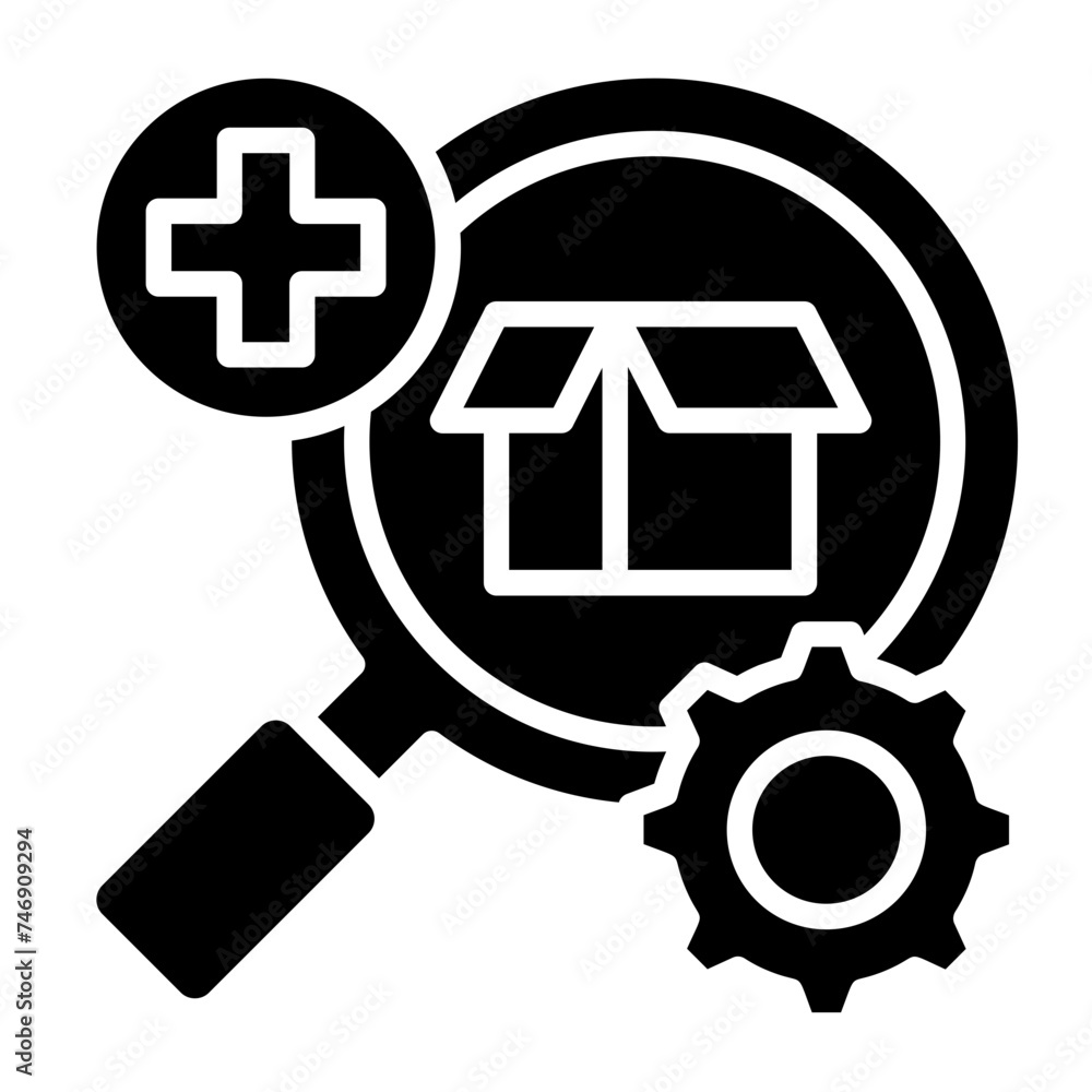 Obraz premium Product Research Icon