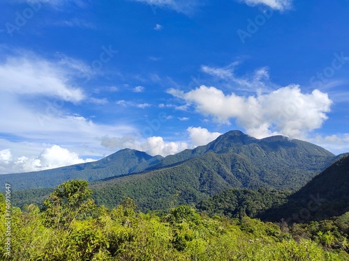 mountain landscape in the summer