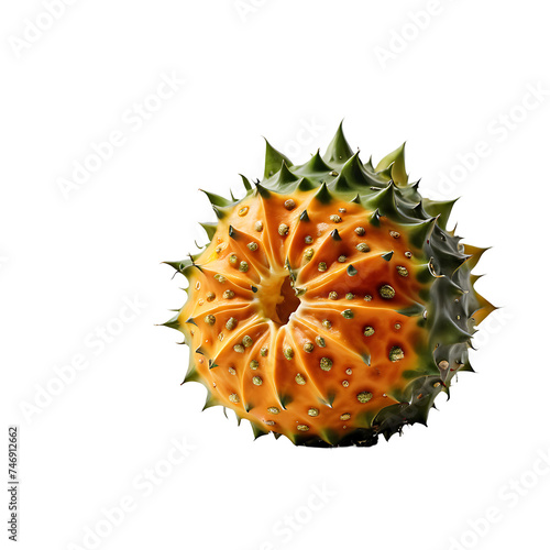 Kiwano image isolated on a transparent background PNG photo