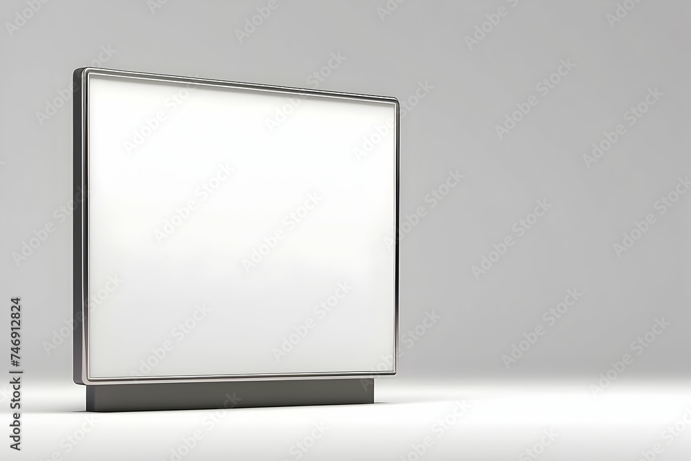 Billboard blank on white background. Billboard mockup template. Promotion template Billboard blank on white background. Billboard mockup template. Promotion template