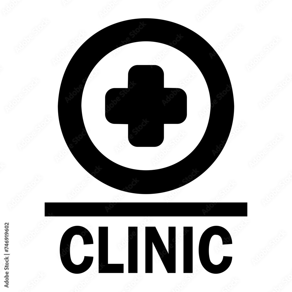 Obraz premium clinic icon