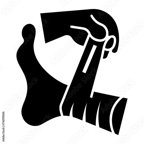 ankle brace icon