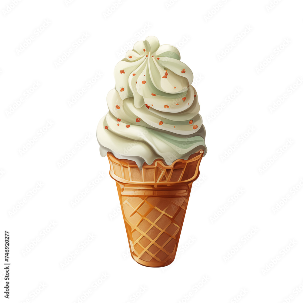 ice cream, soft cream, various flavors, fruit, lemon, blueberry, strawberry, orange, cherry, vanilla, milk, chocolate Illustration, isolated icon ice cream, soft cream, various flavors, fruit, lemon, blueberry, strawberry, orange, cherry, vanilla, milk, chocolate Illustration, isolated icon
