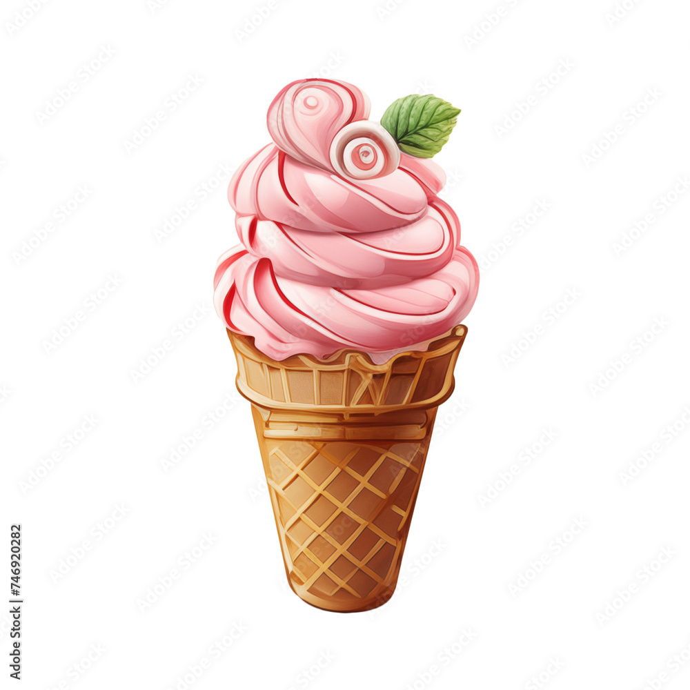 ice cream, soft cream, various flavors, fruit, lemon, blueberry, strawberry, orange, cherry, vanilla, milk, chocolate Illustration, isolated icon ice cream, soft cream, various flavors, fruit, lemon, blueberry, strawberry, orange, cherry, vanilla, milk, chocolate Illustration, isolated icon