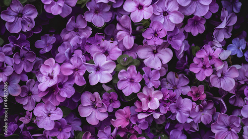 violet flora background © charich