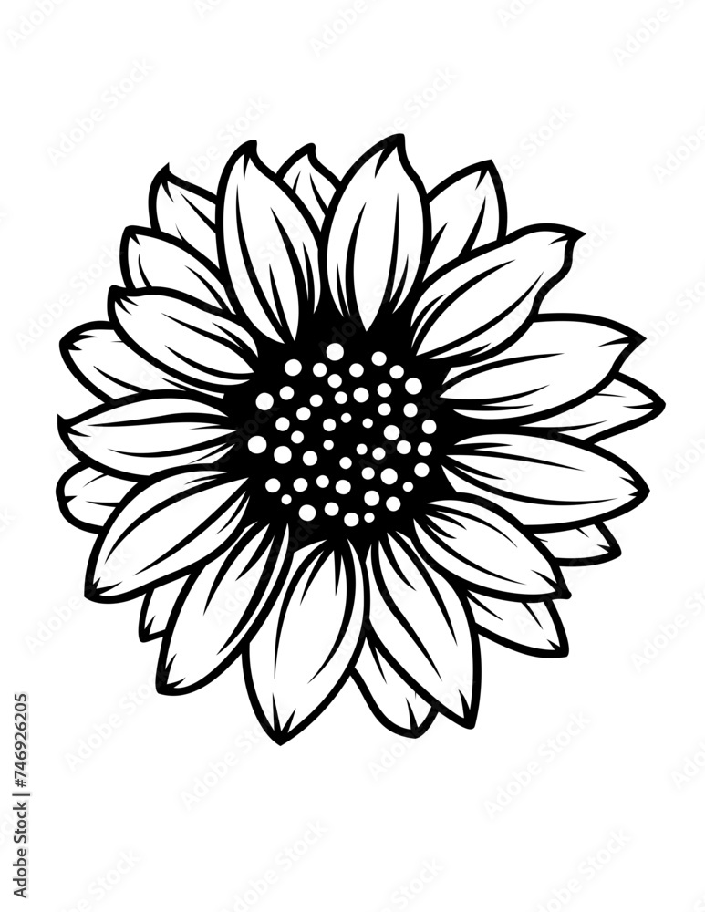 Sunflower | Plant | Floral | Flower | Garden | Fauna Symbol | Blossom Icon | Spring Holiday | Original Illustration | Vector and Clipart | Cutfile and Stencil Sunflower | Plant | Floral | Flower | Garden | Fauna Symbol | Blossom Icon | Spring Holiday | Original Illustration | Vector and Clipart | Cutfile and Stencil