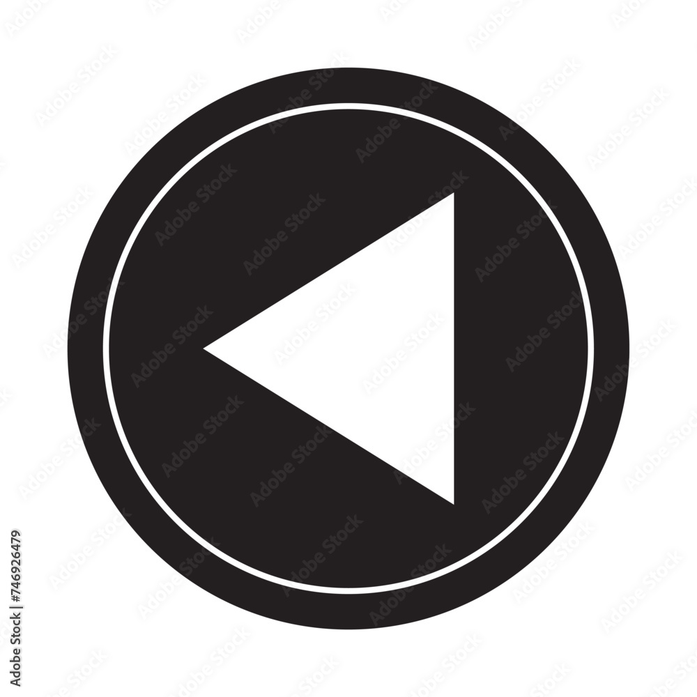 Play Button Flat Icon Isolated On White Background Play Button Flat Icon Isolated On White Background