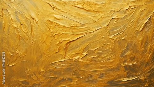 Oil painting close up with thick heavy brush strokes