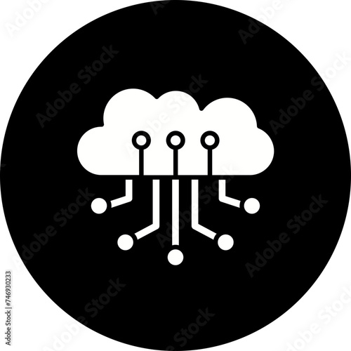 Cloud computing Icon