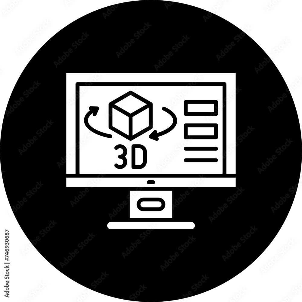 3D design Icon 3D design Icon