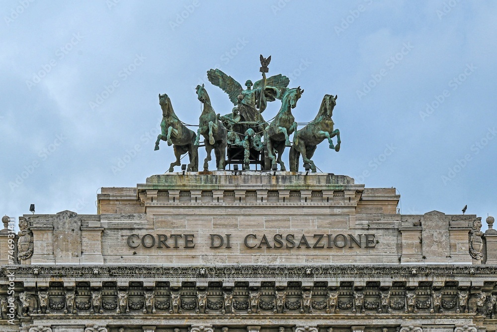 Naklejka premium Supreme court of Italy in Rome.