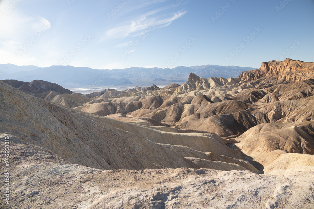 View from Zabriskie Point in Death Valley National Park, California