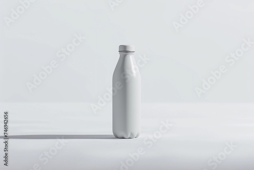 Blank Bottle Mockup photo