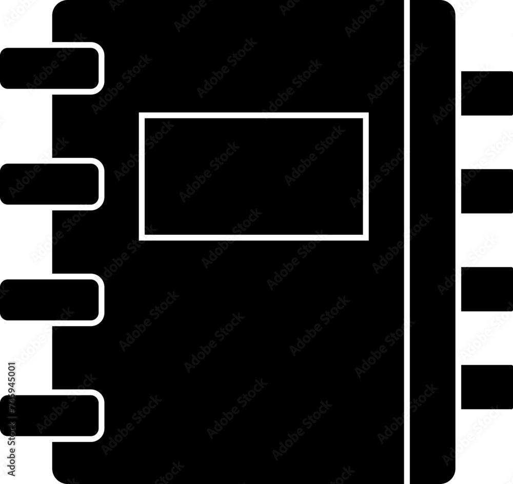 Flat style file document icon in b&w color. Flat style file document icon in b&w color.