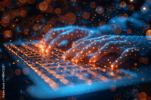 people checking for the stock prices and chart showing inclining on big glass screens, at the stock market office, on laptops and tablets and mobiles 