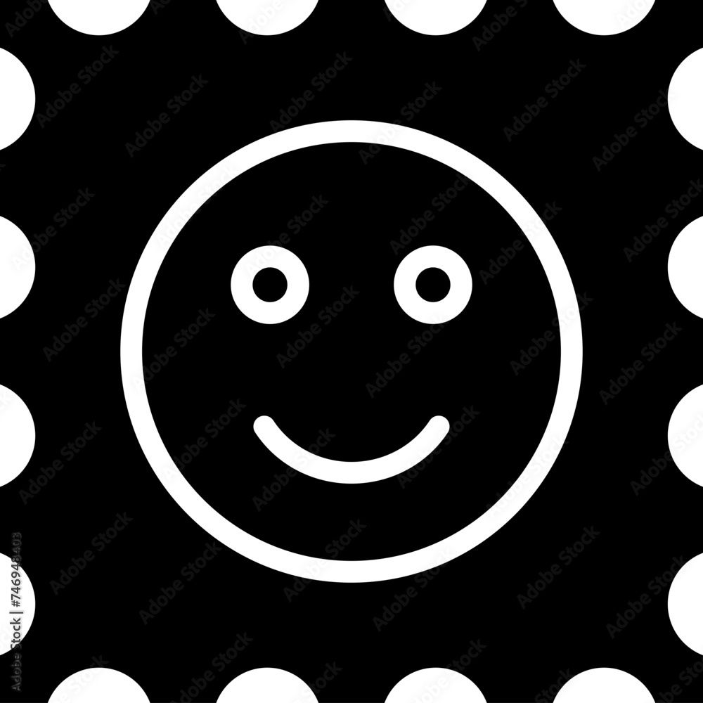 Fototapeta premium LSD (lysergic acid diethylamide) tablet icon in b&w color.