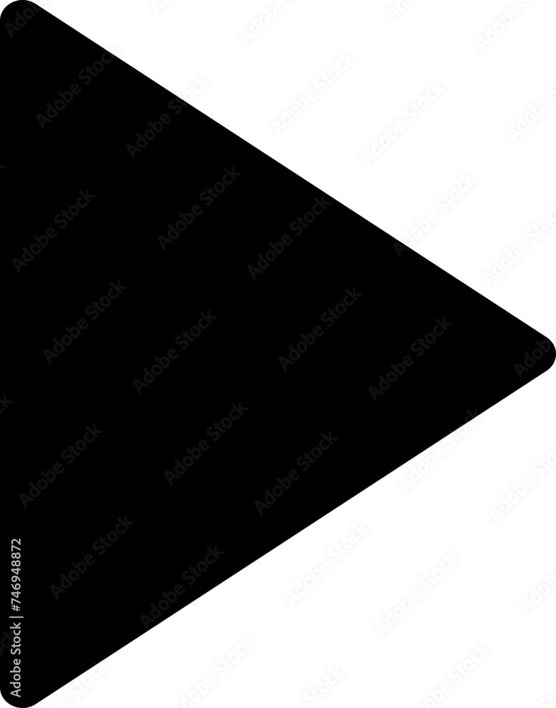 Illustration of right arrow or play glyph icon. Illustration of right arrow or play glyph icon.