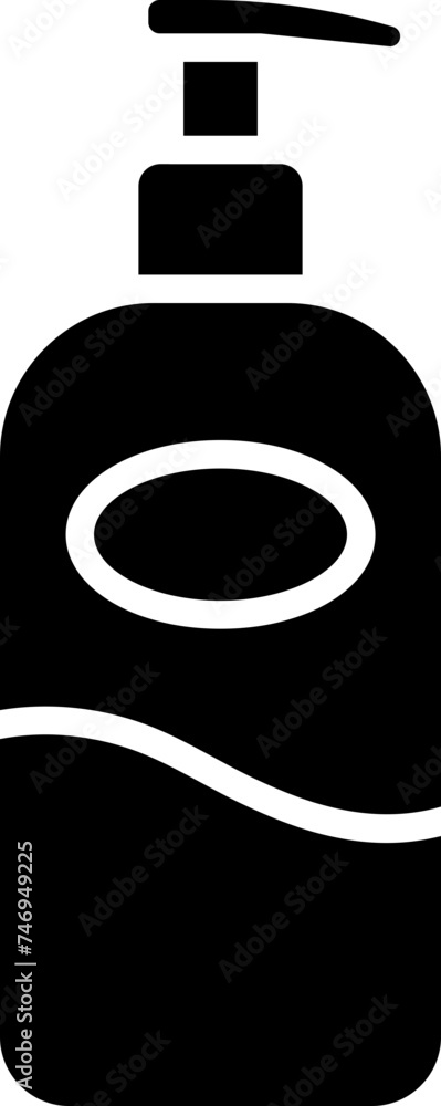 Vector illustration of liquid soap bottle icon. Vector illustration of liquid soap bottle icon.