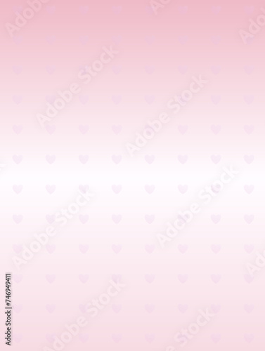 Pink heart shape seamless pattern abstract background.