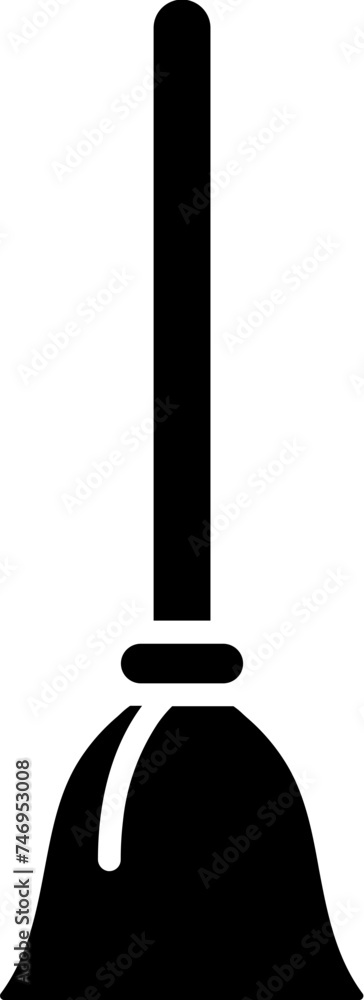 Vector illustration of broom. Vector illustration of broom.