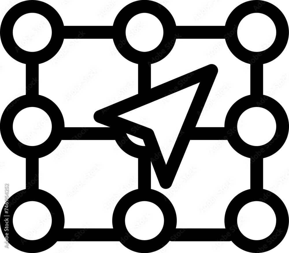Illustration of mesh graphical concept icon. Illustration of mesh graphical concept icon.