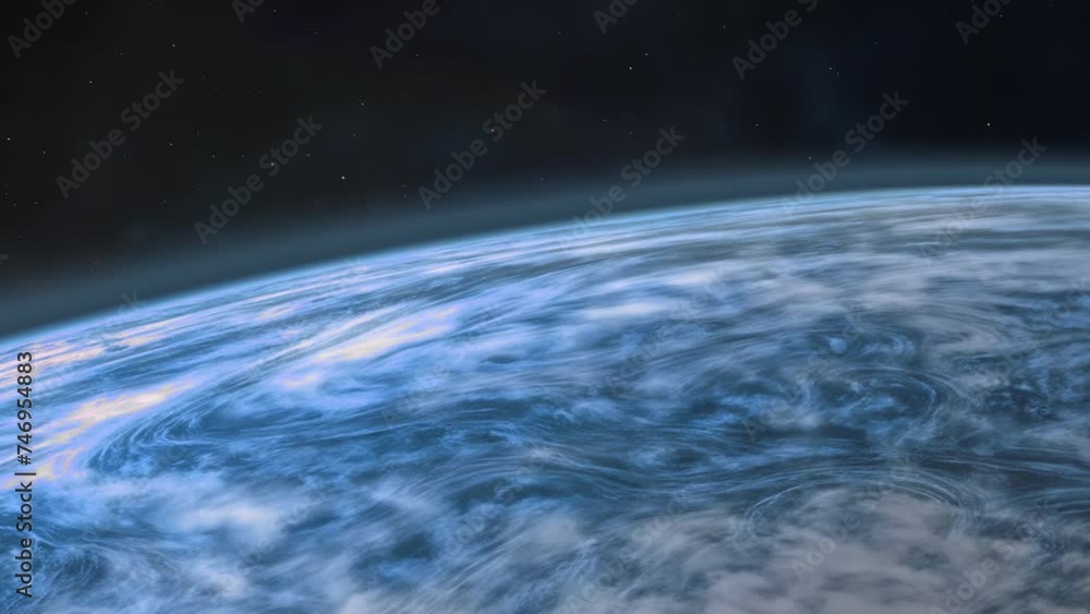 Earth view from above 4K Earth view from above 4K
