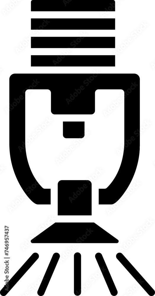 Vector illustration of sprinkler. Vector illustration of sprinkler.