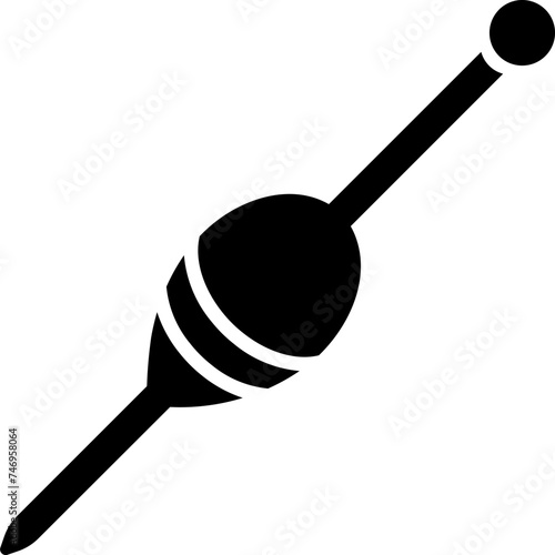 Vector illustration of fishing float icon.