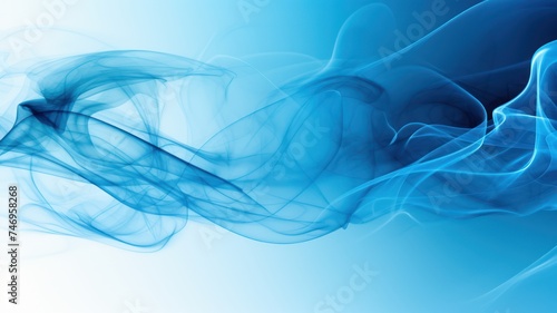 Abstract Mint blue smoke on white colors smoke on texture background. cloud, a soft Smoke cloudy texture background.