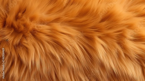 close up of brown fur texture background