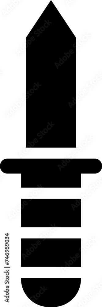 Vector illustration of knife icon. Vector illustration of knife icon.