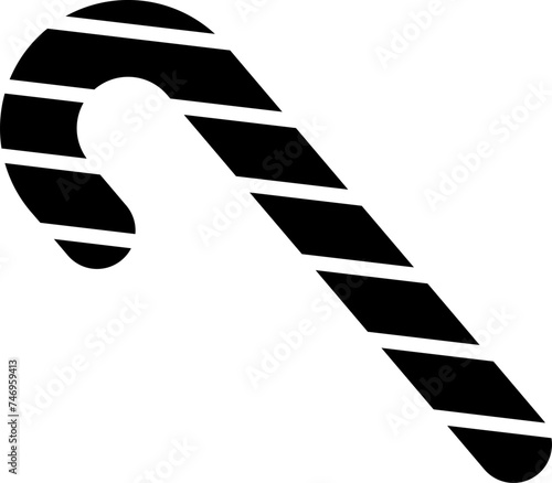 Illustration of candy stick icon.