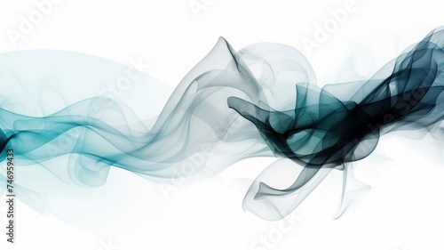 Abstract smoke design with dark teal and black colors smoke on texture background. cloud, a soft Smoke cloudy texture background. 