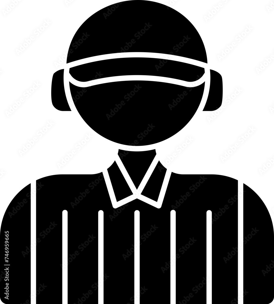 Vector illustration of man wearing cap icon. Vector illustration of man wearing cap icon.