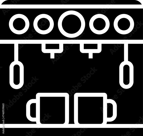 Kitchen icon in flat style.