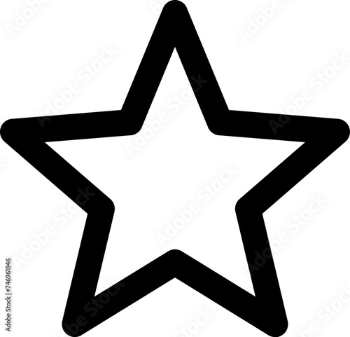 Flat style stars or favorite icon.