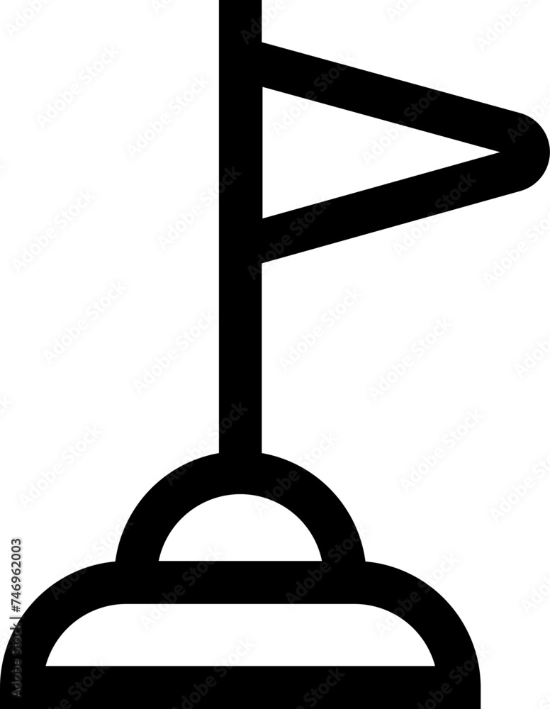 Vector illustration of flag icon. Vector illustration of flag icon.