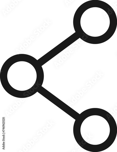 Isolated network and communication icon or symbol.