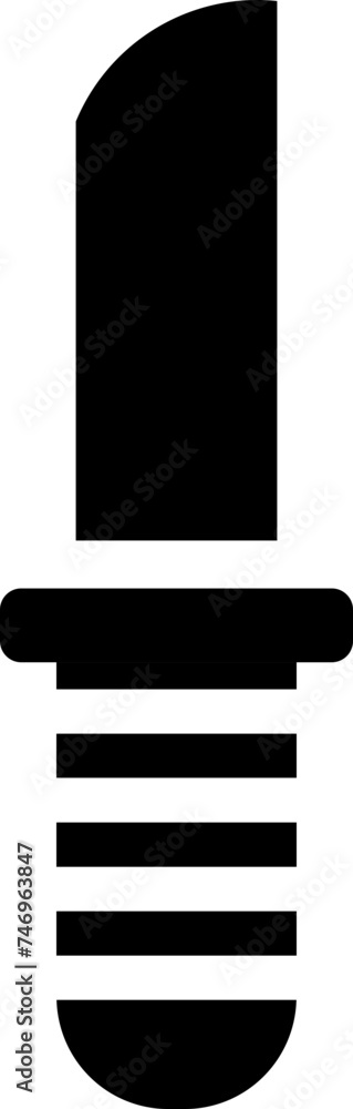 Isolated katana icon or symbol. Isolated katana icon or symbol.