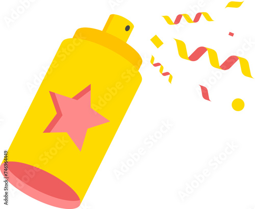 Spray bottle icon in flat style.