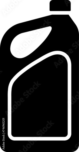Glyph illustration of canister icon.