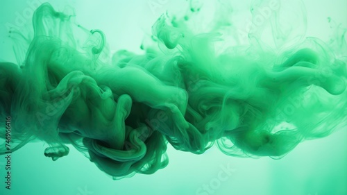 Abstract soft green smoke on texture background. cloud, a soft Smoke cloudy texture background.