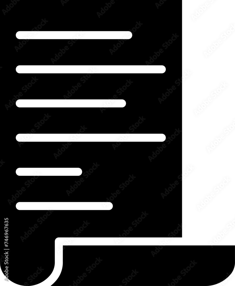 Vector illustration of document paper icon. Vector illustration of document paper icon.