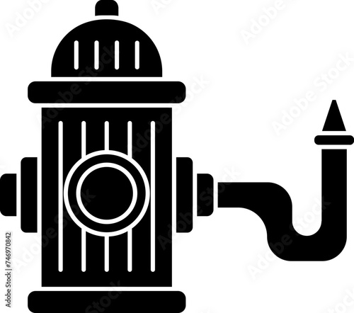 Vector illustration of water hydrant.