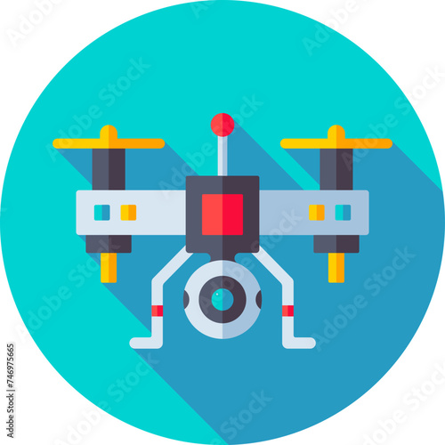 Drone Camera icon in colorful color.